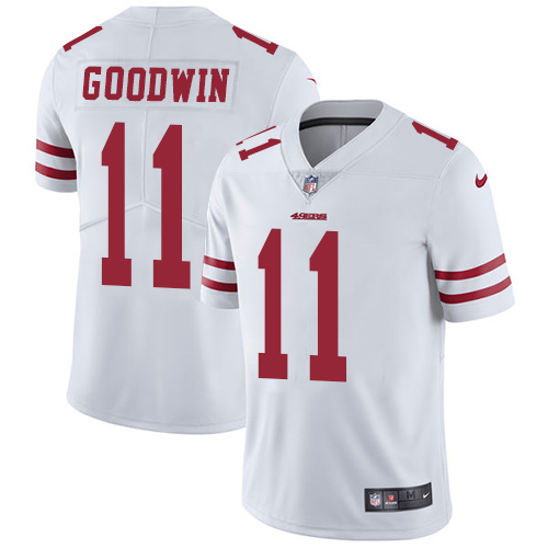 San Francisco 49ers Limited White Men #11 Marquise Goodwin Road NFL Jersey Vapor Untouchable->san francisco 49ers->NFL Jersey